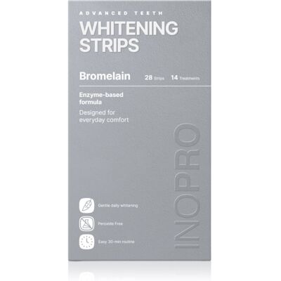 InoPro Advanced Whitening Strips whitening strips for teeth bez peroxidu 28 pc InoPro Advanced Whitening Strips whitening strips for teeth bez peroxidu 28 pc