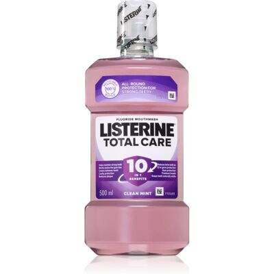 Listerine Total Care Clean Mint complex protection mouthwash 10 in 1 500 ml Listerine Total Care Clean Mint complex protection mouthwash 10 in 1 500 ml