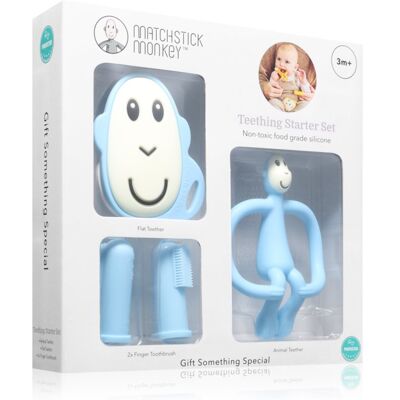 Matchstick Monkey Starter Set Monkey Light Blue gift set for children 3m+ 1 pc Matchstick Monkey Starter Set Monkey Light Blue gift set for children 3m+ 1 pc