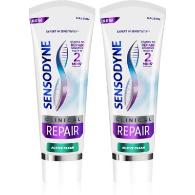 Sensodyne Active Clean Toothpaste - Complete Protection for Teeth and Gums Sensodyne Active Clean Toothpaste - Complete Protection for Teeth and Gums