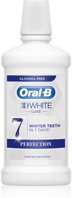 Oral-B 3D White Luxe whitening mouthwash 500 ml