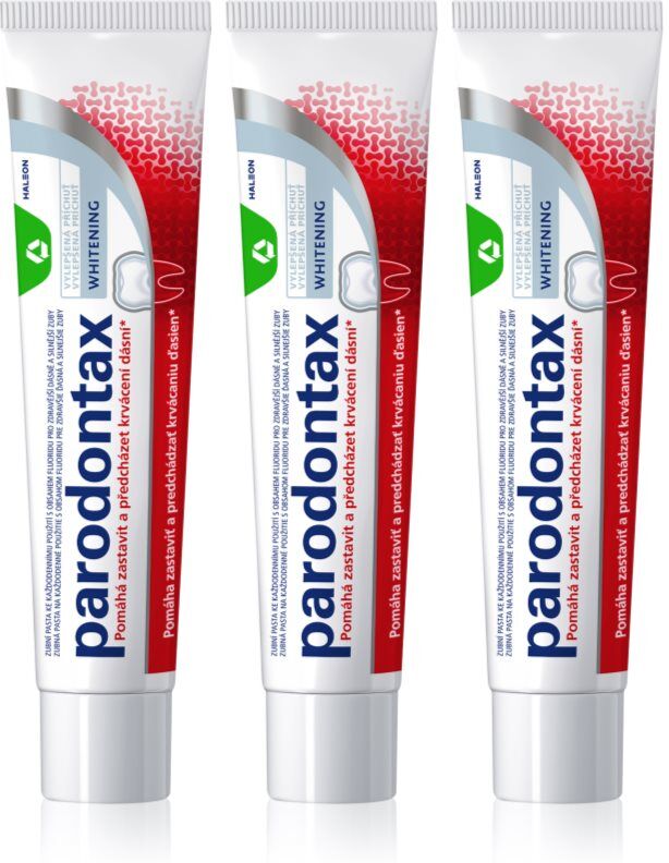 Parodontax Whitening whitening toothpaste for bleeding gums 3x75 ml