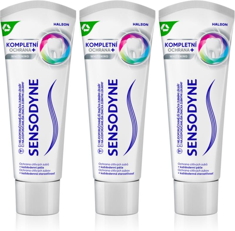 Sensodyne Complete Protection Whitening whitening toothpaste 3x75 ml