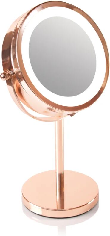 Rio Rose gold mirror cosmetic mirror with LED lights 1 pc