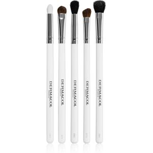 Dermacol Accessories Master Brush by PetraLovelyHair brush set for eyeshadow Silver 5 pc