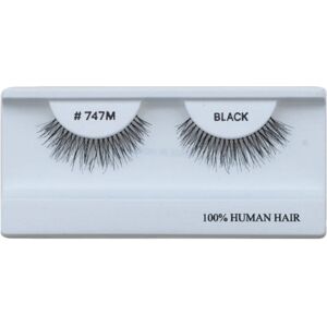 Diva & Nice Cosmetics Accessories stick-on eyelashes from human hair No 747M 1 pc