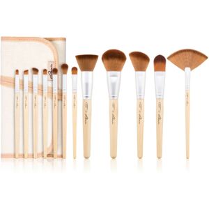 Luvia Cosmetics Bamboo Bamboo’s Root makeup brush set with a pouch