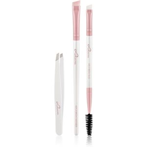 Luvia Cosmetics Prime Vegan Brow Kit brow kit Candy (Pearl White / Rose) 3 pc