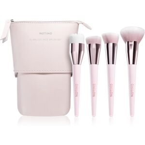 Notino Glamour Collection Flawless Face Brush Set brush set with a pouch