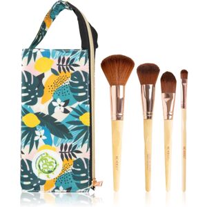 So Eco Natural Travel Brush Set travel brush set with bag