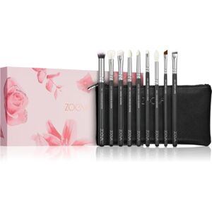 ZOEVA It's All About The Eyes Brush Set brush set with a pouch 9 pc