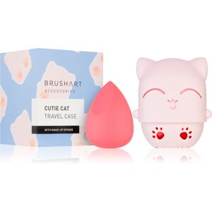 BrushArt Accessories Cutie Cat travel case with make-up sponge - make-up sponge BrushArt Accessories Cutie Cat travel case with make-up sponge - make-up sponge