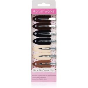 Brushworks No Crease Clips hair pins Nude Brushworks No Crease Clips hair pins Nude