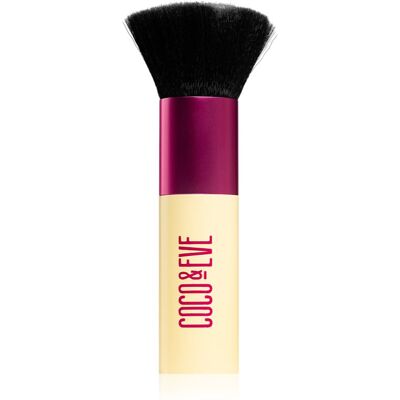 Coco & Eve Sunny Honey Deluxe Vegan Kabuki Brush kabuki brush for body and face 1 pc Coco & Eve Sunny Honey Deluxe Vegan Kabuki Brush kabuki brush for body and face 1 pc