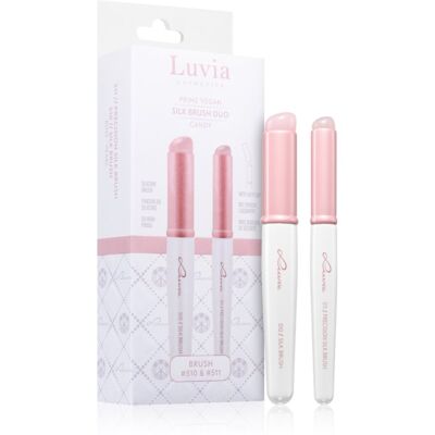 Luvia Cosmetics Silk Brush Duo Candy brush set Luvia Cosmetics Silk Brush Duo Candy brush set