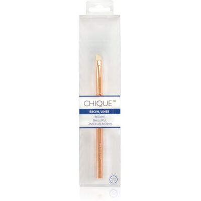 Royal and Langnickel Chique Rose Gold eyebrow and eyeliner brush 1 pc Royal and Langnickel Chique Rose Gold eyebrow and eyeliner brush 1 pc