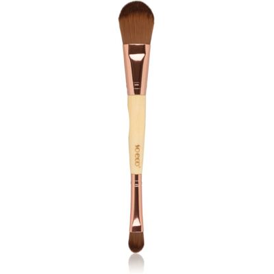 So Eco Foundation & Concealer Duo foundation and concealer brush double-ended 1 pc So Eco Foundation & Concealer Duo foundation and concealer brush double-ended 1 pc