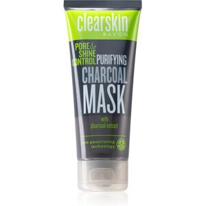 Avon Clearskin Pore & Shine Control cleansing mask with activated charcoal 75 ml