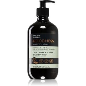 Baylis & Harding Goodness Oud, Cedar & Amber natural liquid hand soap 500 ml