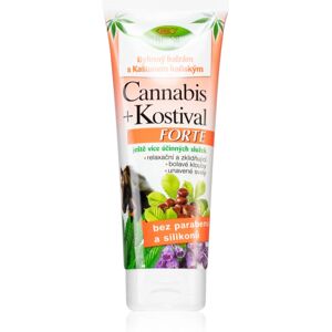 Bione Cosmetics Cannabis Kostival Forte herbal fluid for muscles, joints and tendons 205 ml