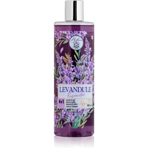 Bohemia Gifts & Cosmetics Flower Line Lavender cleansing gel for body and hair 4-in-1 400 ml