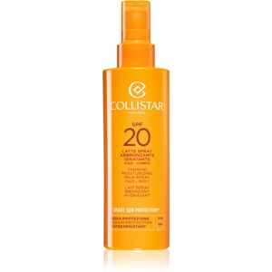 Collistar Smart Sun Protection Tanning Moisturizing Milk Spray SPF 20 protective lotion spray SPF 20 200 ml