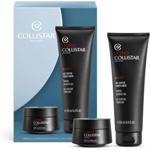 Collistar Uomo Anti-age Energizing Cream Cream-Gel+Toning Shower Gel gift set