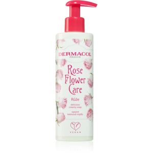 Dermacol Flower Care Rose creamy soap for hands 250 ml