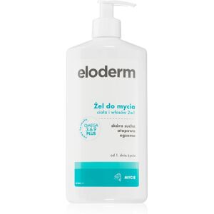 Eloderm Body & Hair Shower Gel cleansing gel for body and hair for children from birth 400 pc