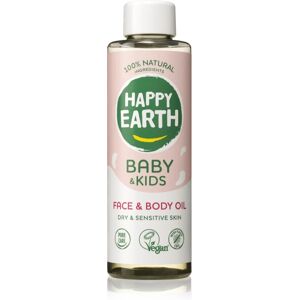 Happy Earth 100% Natural Face & Body Oil for Baby & Kids body oil for dry and sensitive skin 150 ml