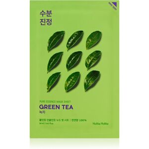 Holika Holika Pure Essence Green Tea nourishing sheet mask for sensitive and reddened skin 23 ml