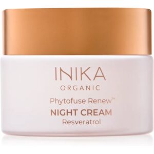 INIKA Organic Phytofuse Renew Rich Night Cream antioxidant night cream with probiotics 50 ml