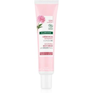 Klorane Peony soothing cream for sensitive and dry skin 40 ml