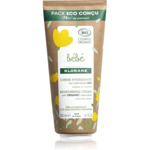 Klorane Bébé Calendula moisturising cream for baby’s skin s BIO měsíčkem lékařským 200 ml