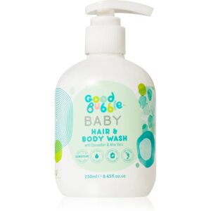 Good Bubble Baby Hair & Body Wash cleansing emulsion and shampoo for children from birth Cucumber & Aloe vera 250 ml