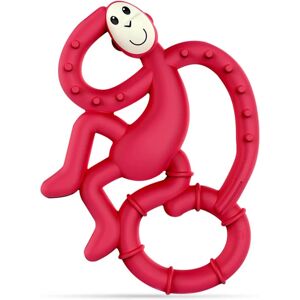 Matchstick Monkey Mini Monkey Teether chew toy with antimicrobial ingredients Ruby 1 pc