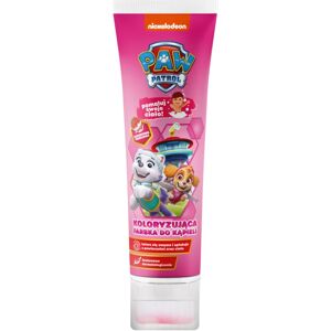 Nickelodeon Paw Patrol Coloring Bath Paint bath foam for children Pink Strawberry 150 ml