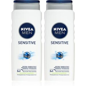 Nivea Men Sensitive body and hair shower gel (economy pack)