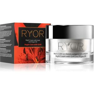 RYOR Argan Care with Gold night cream with gold and argan oil 50 ml