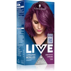 Schwarzkopf LIVE Urban Metallics permanent hair dye shade U69 Amethyst Chrome 1 pc