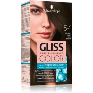 Schwarzkopf Gliss Color permanent hair dye shade 5-1 Cool Brown