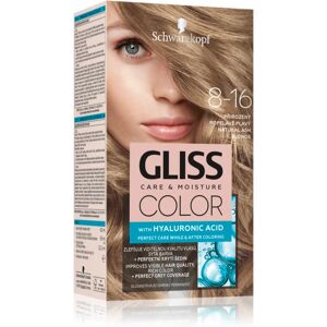 Schwarzkopf Gliss Color permanent hair dye shade 8-16 Natural Ash Blonde