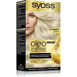 Syoss Oleo Intense permanent hair dye with oil shade 10-50 Light Ashy Blond 1 pc