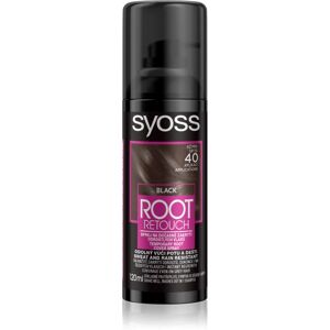 Syoss Root Retoucher root touch-up hair dye in a spray shade Black 120 ml