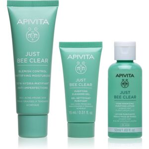 Apivita Just Bee Clear Routine Mini Set set to treat acne Apivita Just Bee Clear Routine Mini Set set to treat acne