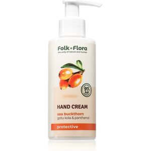 Folk & Flora Sea Buckthorn protective hand cream with nourishing effect 150 ml Folk & Flora Sea Buckthorn protective hand cream with nourishing effect 150 ml