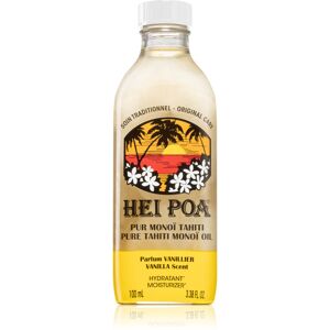 Hei Poa Pure Tahiti Monoï Oil Vanilla multi-purpose oil for body and hair 100 ml Hei Poa Pure Tahiti Monoï Oil Vanilla multi-purpose oil for body and hair 100 ml