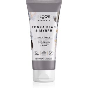 I Love Naturals Tonka Bean & Myrrh hand cream 100 ml I Love Naturals Tonka Bean & Myrrh hand cream 100 ml