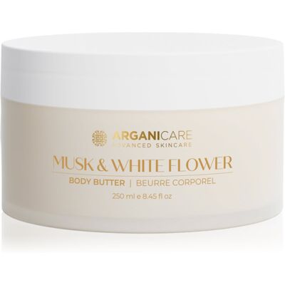 Arganicare Body Butter Musk & White Flower body butter with argan oil 250 ml Arganicare Body Butter Musk & White Flower body butter with argan oil 250 ml