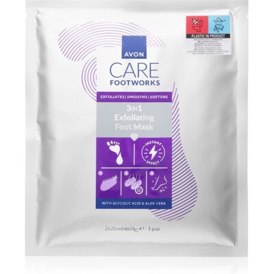 Avon Care Footworks regenerating mask for the feet and nails 3-in-1 2x20 ml Avon Care Footworks regenerating mask for the feet and nails 3-in-1 2x20 ml